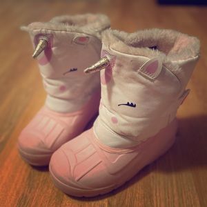 Unicorn Snow Boots Girl Size 12